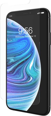 ZAGG Glass+ واقي شاشة لهاتف iPhone XS/X - زجاج مقسى عالي الدقة لهاتف Apple - درع غير مرئي - حماية من الصدمات والخدوش in Kuwait