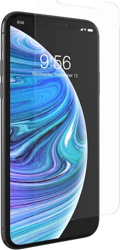 ZAGG Glass+ واقي شاشة لهاتف iPhone XS/X - زجاج مقسى عالي الدقة لهاتف Apple - درع غير مرئي - حماية من الصدمات والخدوش in Kuwait
