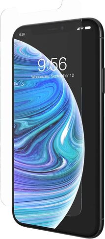 ZAGG Glass+ واقي شاشة لهاتف iPhone XS/X - زجاج مقسى عالي الدقة لهاتف Apple - درع غير مرئي - حماية من الصدمات والخدوش in Kuwait