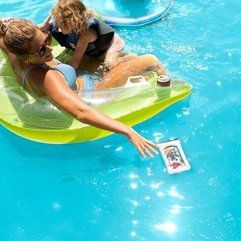 geckobrands Float Phone Dry Bag - Waterproof & Floating Phone Pouch – Fits Most iPhone and Samsung Galaxy Models in Saudi Arabia