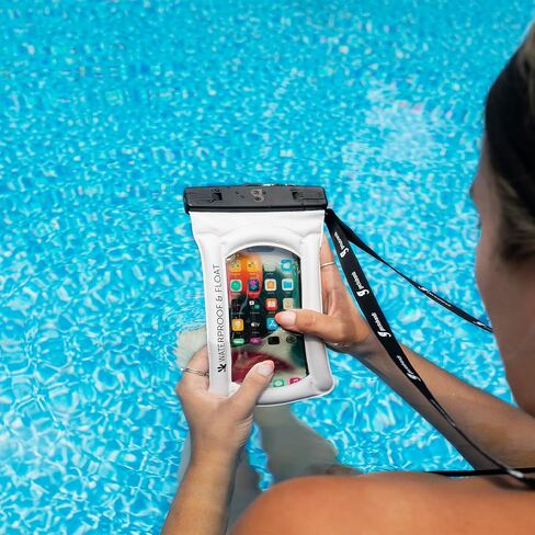 geckobrands Float Phone Dry Bag - Waterproof & Floating Phone Pouch – Fits Most iPhone and Samsung Galaxy Models in Saudi Arabia
