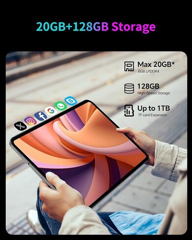 TECLAST T65 13.4" Android16 4G Tablet, 20GB+128GB 120Hz Widevine L1 in Kuwait