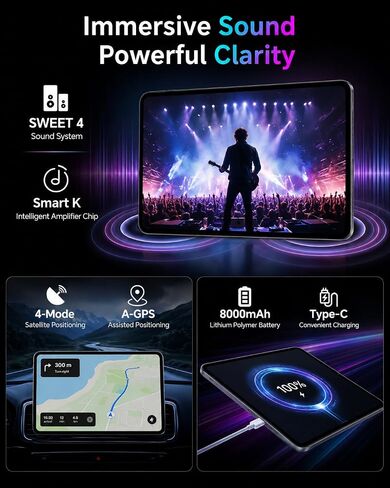 TECLAST T65 13.4" Android16 4G Tablet, 20GB+128GB 120Hz Widevine L1 in Kuwait