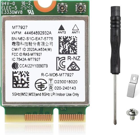 بطاقة EDUP® M.2 WiFi 7 BE9300 Bluetooth 5.4 لـ AMD/Intel Windows 11 in Kuwait