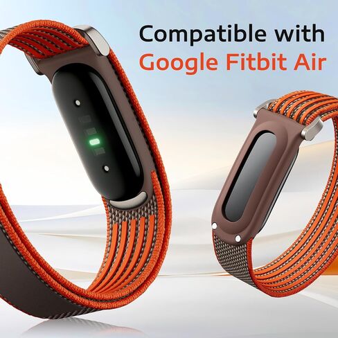 Nylon-Band for Google Fitbit Air Band - Adjustable Breathable Replacement Straps for Fitbit Air Fitness Screenless Tracker, Men Women in Saudi Arabia