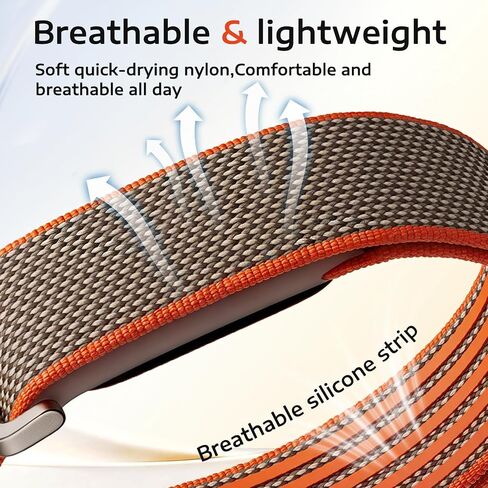 Nylon-Band for Google Fitbit Air Band - Adjustable Breathable Replacement Straps for Fitbit Air Fitness Screenless Tracker, Men Women in Saudi Arabia