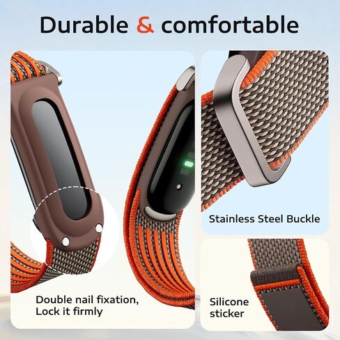 Nylon-Band for Google Fitbit Air Band - Adjustable Breathable Replacement Straps for Fitbit Air Fitness Screenless Tracker, Men Women in Saudi Arabia