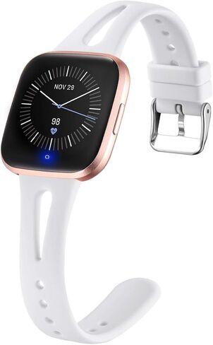 Ouwegaga متوافق مع Fitbit Versa 2 Bands للنساء والرجال Versa Lite Bands أسود صغير in Kuwait