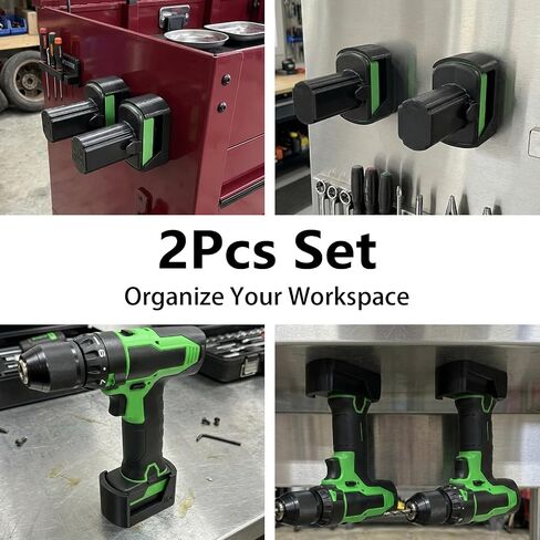 2Pcs Magnetic Battery Holder Compatible with Snap-On 14.4V Batteries, Protective Cover with Secure Mount, Cordless Tool Storage Accessory in Saudi Arabia
