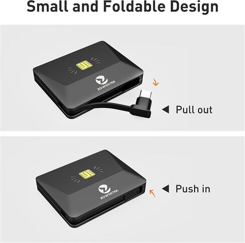 ZOWEETEK USB C CAC Reader, CAC Reader Military for Common Access Card Compatible with Windows, Mac OS and Linux in Saudi Arabia
