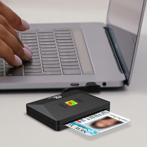 ZOWEETEK USB C CAC Reader, CAC Reader Military for Common Access Card Compatible with Windows, Mac OS and Linux in Saudi Arabia