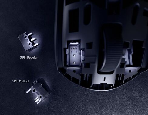 pwnage Switch Pack Variety - 8 switches mecanical 20M, FE Optical 100M, Mechanical 80M, Optical 50M for DIY Ultra Custom Gaming Mouse in Saudi Arabia