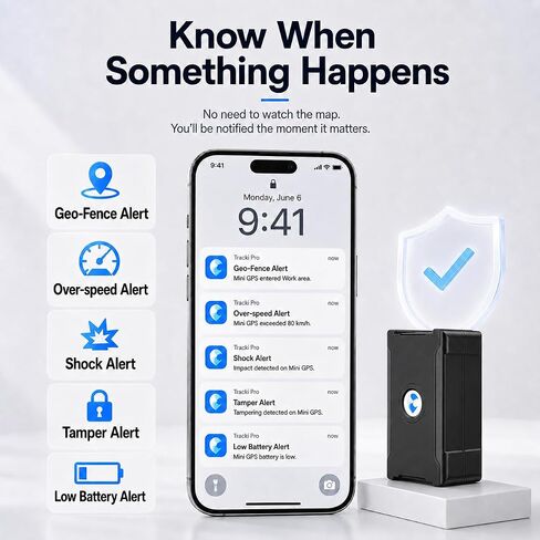 GPS Tracker for Vehicles, Long Battery Life Tracker Device for Trailers in Kuwait