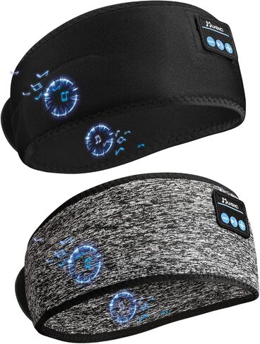 Adjustable Sleeping Headphones 2PCS Hook-and-Loop Bluetooth Headband in Saudi Arabia