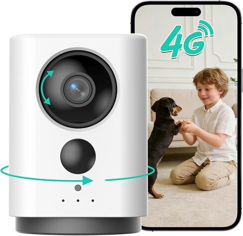 LIWAN 4G LTE Cellular Security Camera Indoor Wireless, No WiFi, 2K, Portble in Saudi Arabia