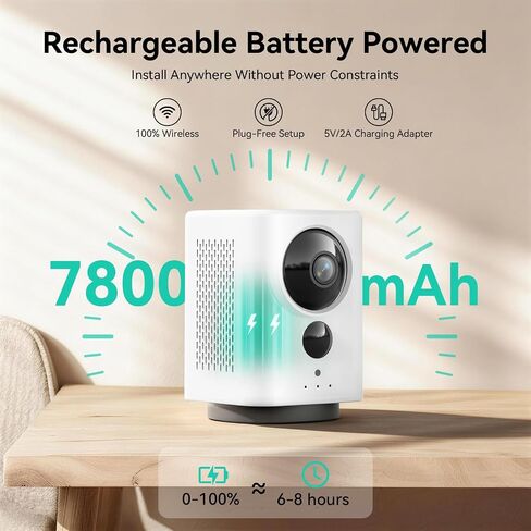 LIWAN 4G LTE Cellular Security Camera Indoor Wireless, No WiFi, 2K, Portble in Saudi Arabia