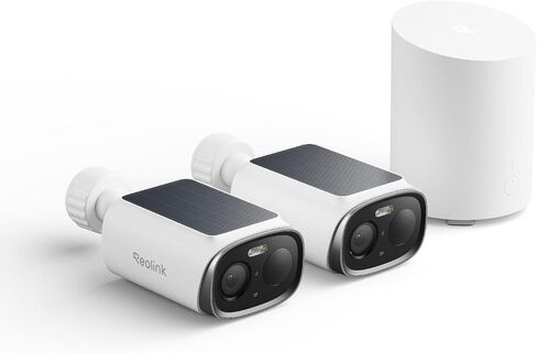 REOLINK 3K Security Cameras Wireless Outdoor WiFi 6 AI Detection, 2 Cam Kit in Saudi Arabia