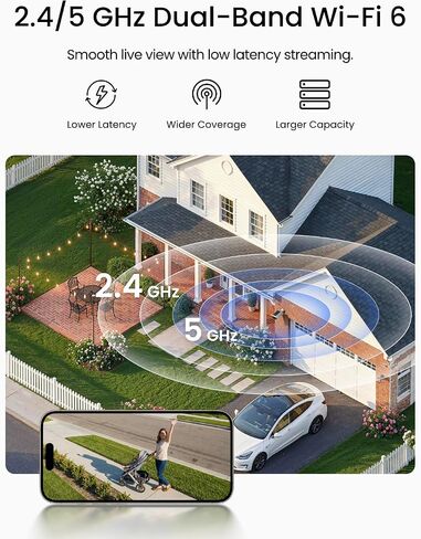 REOLINK 3K Security Cameras Wireless Outdoor WiFi 6 AI Detection, 2 Cam Kit in Saudi Arabia