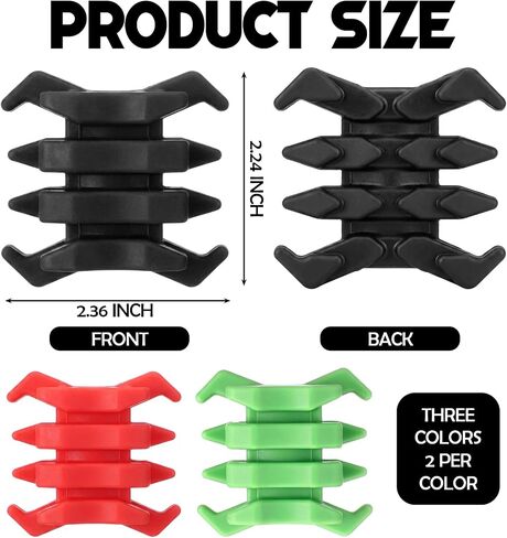 3 Pairs Bow Limb Dampeners Rubber Bow Silencer Vibration Noise Reducer Split Limb Stabilizer for Compound Bows Crossbow Archery Accessories in Saudi Arabia