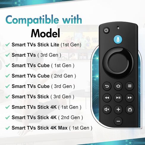 جهاز تحكم عن بعد بديل صوتي لـ Fire Stick وTV Cube وAmazon Fire Series TV in Kuwait