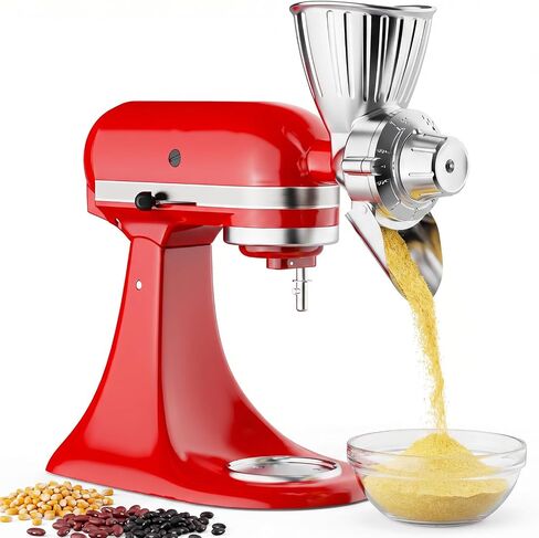 HOZODO Grain Mill Attachment for KitchenAid Stand Mixer, All Metal in Saudi Arabia
