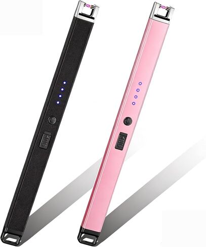 Electric Candle Lighter 2 Pack USB Rechargeable Lighters Plasma Arc Lighter in Saudi Arabia