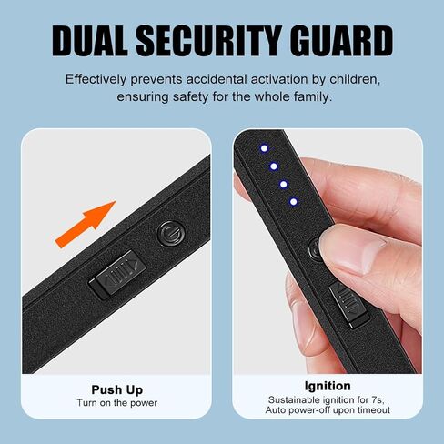 Electric Candle Lighter 2 Pack USB Rechargeable Lighters Plasma Arc Lighter in Saudi Arabia