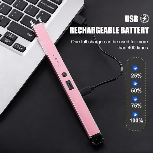 Electric Candle Lighter 2 Pack USB Rechargeable Lighters Plasma Arc Lighter in Saudi Arabia
