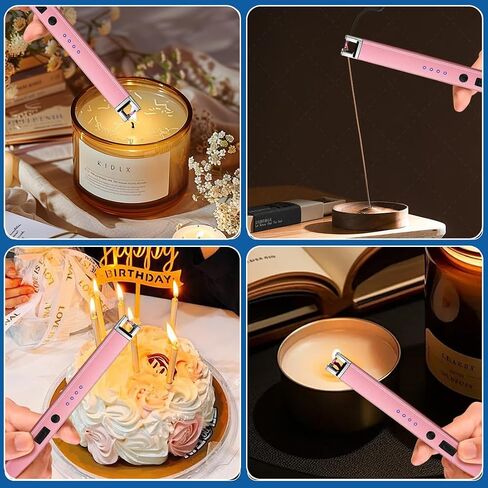 Electric Candle Lighter 2 Pack USB Rechargeable Lighters Plasma Arc Lighter in Saudi Arabia
