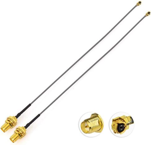 Bingfu Short WiFi Bluetooth Antenna with Cable 2-Pack for Meshtastic ESP32 Development Board ESP32-S3 Chip Mesh Tastic WiFi Gateway Node Wireless Module in Saudi Arabia