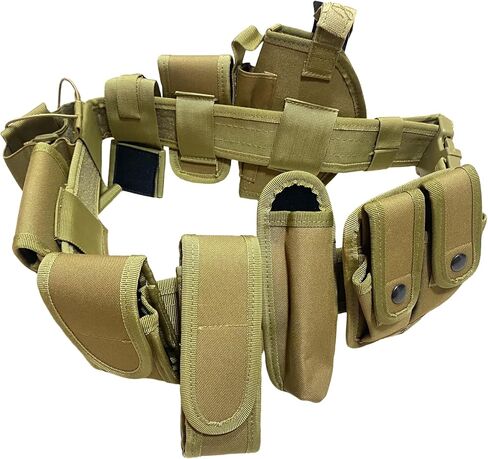 Police Security Duty Belt Modular Equipment Law Enforcement Hunting Game Versatile Utility Adjustable in Kuwait
