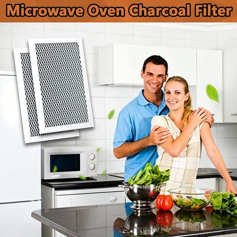 2 Pack Microwave Charcoal Filter Replacement for GE JVM6175 Series, Compatible with JVM6175EK5ES JVM6175SK5SS JVM6172SK5SS JVM6175DK5WW JVM6175YK5FS, Vent Hood Filter in Kuwait
