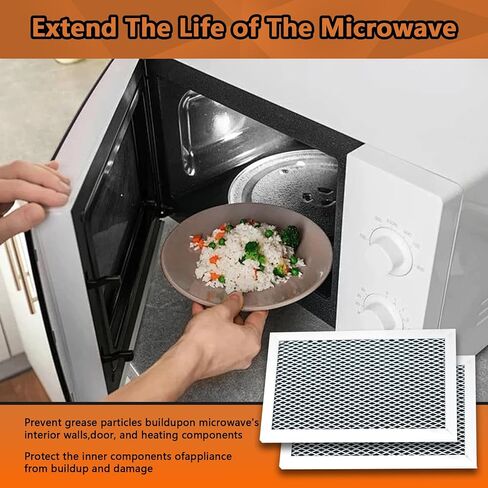 2 Pack Microwave Charcoal Filter Replacement for GE JVM6175 Series, Compatible with JVM6175EK5ES JVM6175SK5SS JVM6172SK5SS JVM6175DK5WW JVM6175YK5FS, Vent Hood Filter in Kuwait