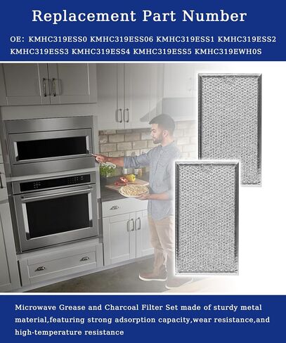 KMHC319ESS0 2-pack Microwave Grease Filter in Saudi Arabia