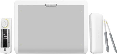 XENCELABS Drawing Tablet Bundle, Computer Graphic Tablets with 40 Customizable Quick Keys, 12" 8mm Ultrathin Pen Tablet with 2 Battery-Free Stylus, 8192 Levels Pressure for Win/Mac/Linux, Black in Saudi Arabia