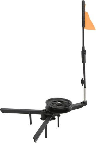 RiToEasysports Ice Fishing Tip Up, Folding Triangle Base Design with Reel and Alarm Flag for Winter Fishing Accessories in Saudi Arabia
