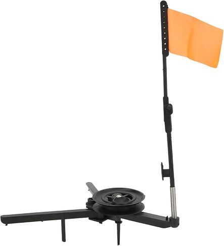 RiToEasysports Ice Fishing Tip Up, Folding Triangle Base Design with Reel and Alarm Flag for Winter Fishing Accessories in Saudi Arabia