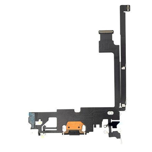 Charge Port Flex Cable With Microphone Compatible With iPhone 12 Pro Max - Graphite (Aftermarket Quality) in Saudi Arabia