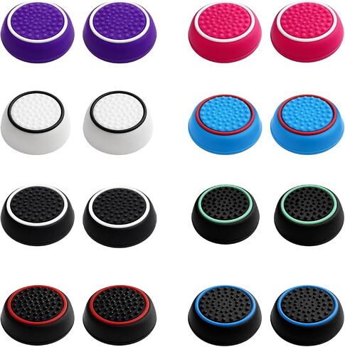 16 Pcs Thumb Grip Caps for PS5/PS4, for Xbox Series/One Controller in Saudi Arabia