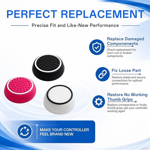16 Pcs Thumb Grip Caps for PS5/PS4, for Xbox Series/One Controller in Saudi Arabia
