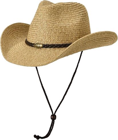 Cowboy Hats for Women Straw Hats for Men Summer Beach Sun Hats Portable in Kuwait