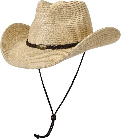 Cowboy Hats for Women Straw Hats for Men Summer Beach Sun Hats Portable in Saudi Arabia