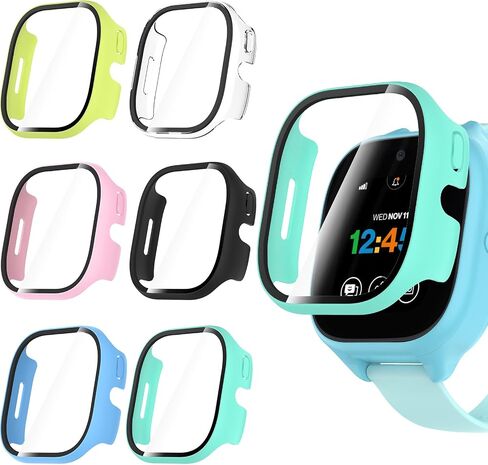 WD&CD 6 Pack Case Compatible with Gizmo Watch 3, Hard PC Case with Screen Protector Cover Accessories Compatible with Verizon Gizmo Watch 3 in Saudi Arabia