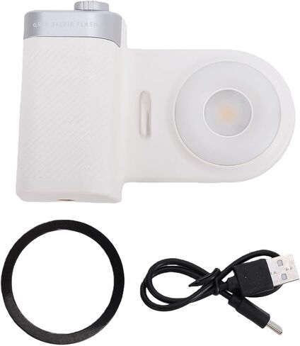 Jiawu Magnetic Phone Flash Rechargeable Compact Tool for Photography and Live Streaming, Continuous and Flash Modes, Adjustable Color Temperature in Saudi Arabia
