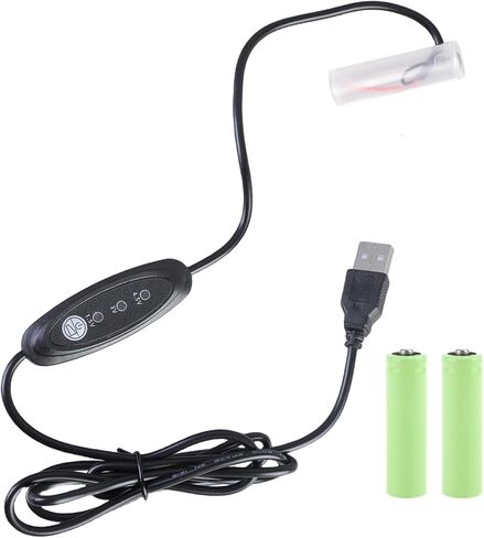 Power Cable USB 5V to Adjustable 1.5V 3V 4 Simulating 1pc to 3pcs 1 2A LR6 Batteries Gadgets LED Light Fan Battery Elimination Line in Saudi Arabia