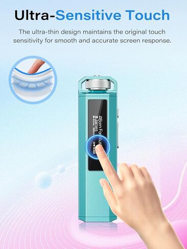 4 Pack Screen Protector for FiiO Snowsky Echo Nano Portable Hi-Res Smart Music Player,TPU Soft Protective Film, Anti-Scratch, Bubble Free, HD Clarity in Saudi Arabia