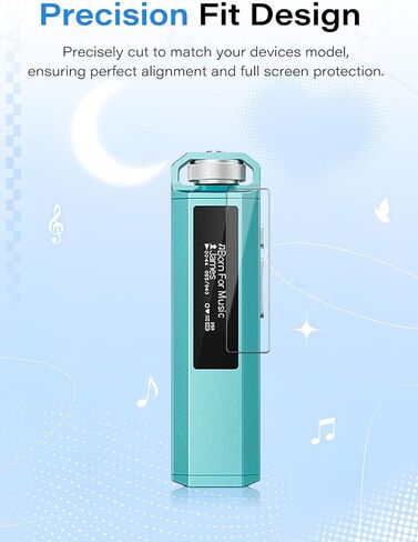 4 Pack Screen Protector for FiiO Snowsky Echo Nano Portable Hi-Res Smart Music Player,TPU Soft Protective Film, Anti-Scratch, Bubble Free, HD Clarity in Saudi Arabia