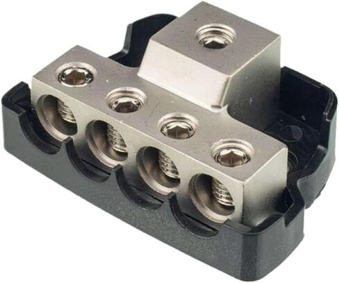 Power Distribution Block 1/0 Gauge In To 4 Gauge Out Audio Stereo Power in Kuwait