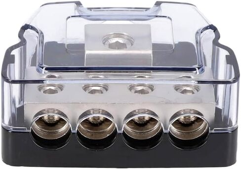 Power Distribution Block 1/0 Gauge In To 4 Gauge Out Audio Stereo Power in Kuwait