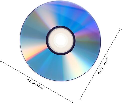 High-Capacity Blank Writable Discs for Music and Data Recording, Versatile Use Plastic Material, Ample Space for Digital Audio and Compact Disc Blank Applications in Saudi Arabia